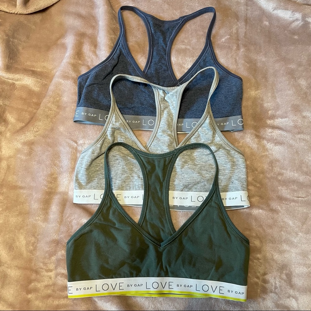 Love by gap cotton bralette small